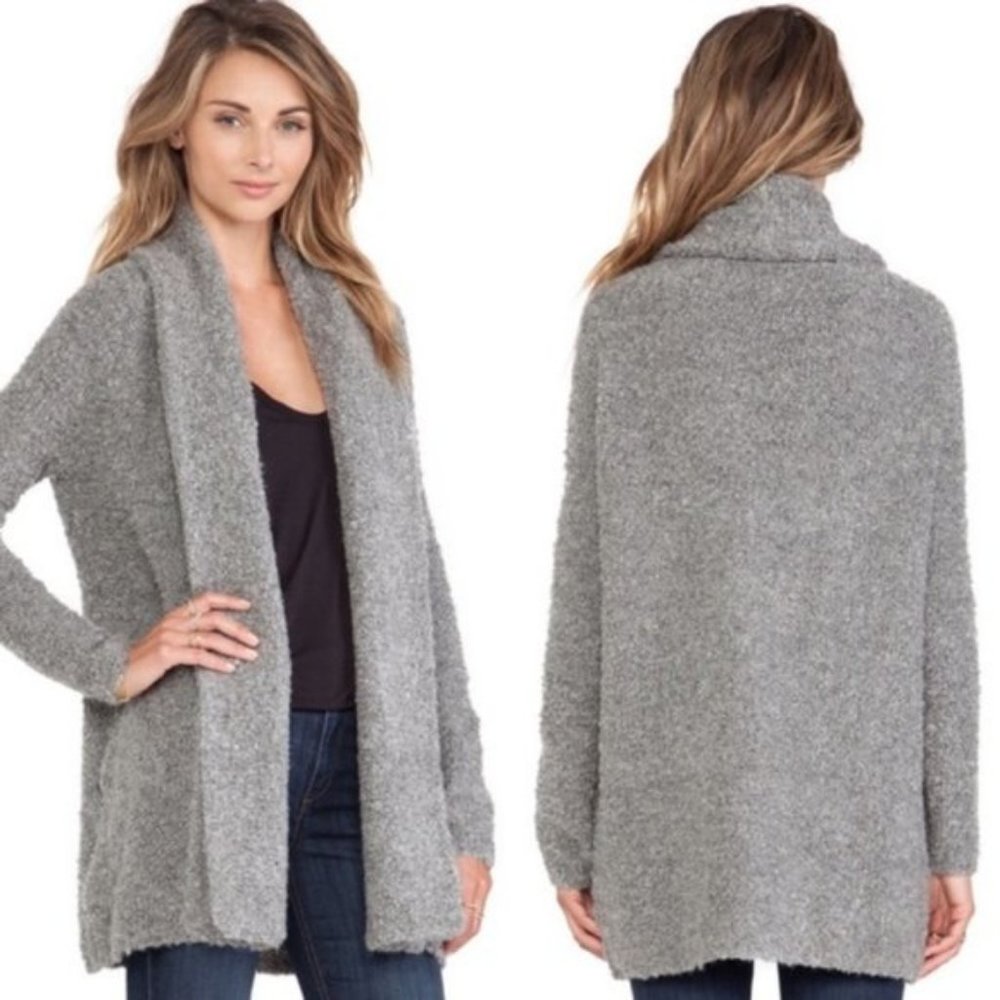 JOIE BOUCLE COZY SOLOME CARDIGAN SWEATER